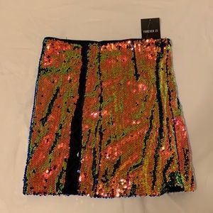 Sequin Tube Miniskirt